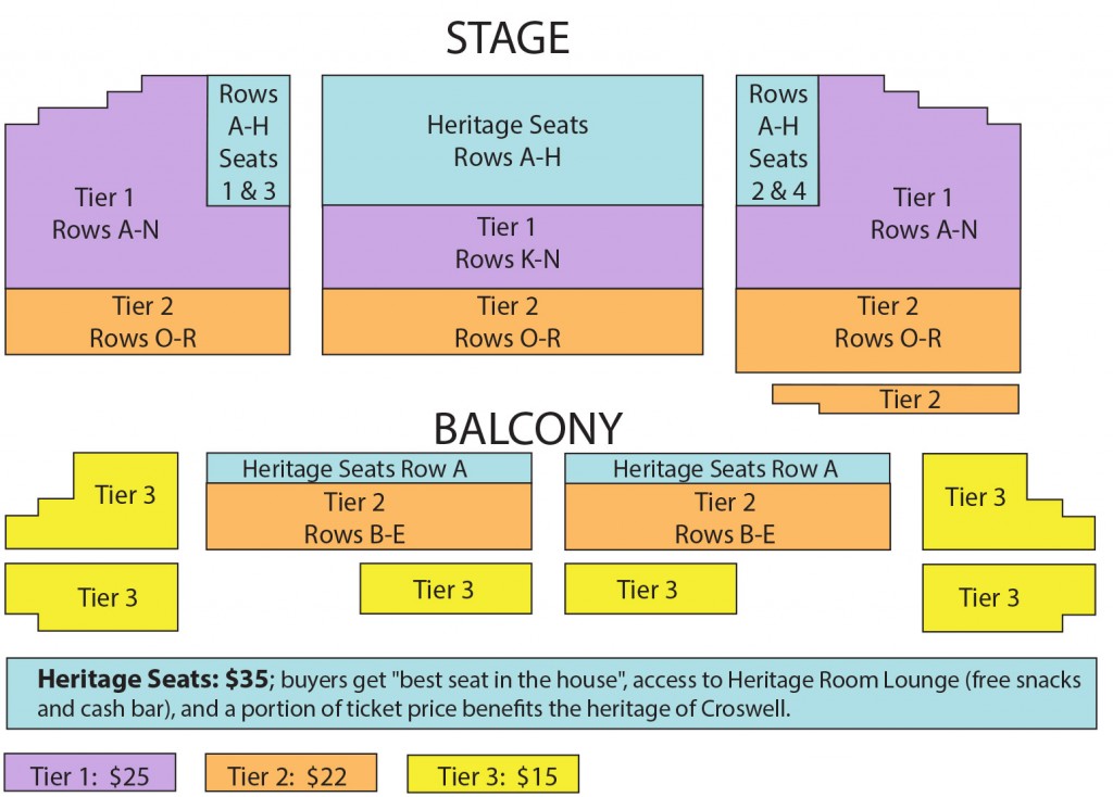 SeatingChart | Croswell Opera House