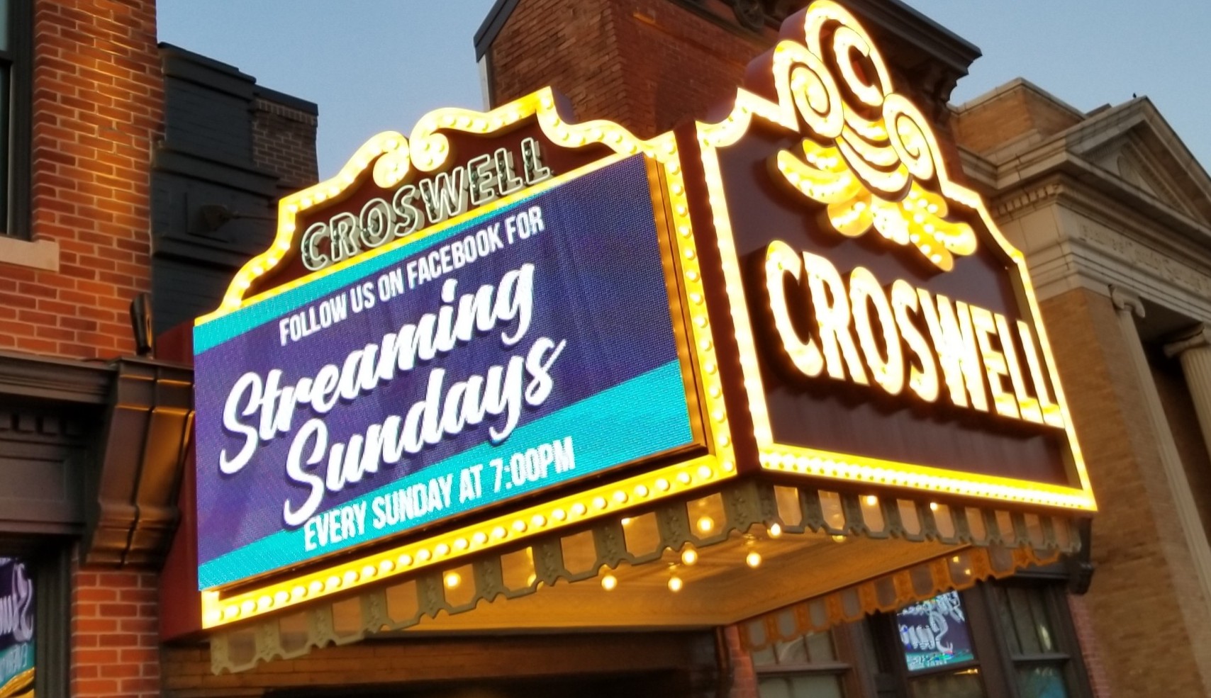 Croswell to livestream shows every Sunday on Facebook Croswell Opera