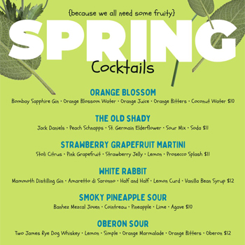Spring Cocktails 